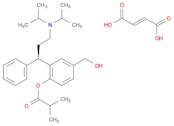 Propanoic acid, 2-methyl-, 2-[(1R)-3-[bis(1-methylethyl)amino]-1-phenylpropyl]-4-(hydroxymethyl)phenyl ester, (2E)-2-butenedioate (1:1)