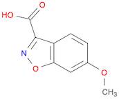 1,2-Benzisoxazole-3-carboxylic acid, 6-methoxy-