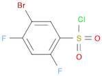 Benzenesulfonyl chloride, 5-bromo-2,4-difluoro-