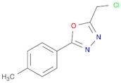 2-CHLOROMETHYL-5-(4-METHYLPHENYL)-1,3,4-OXADIAZOLE