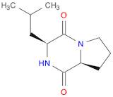 Pyrrolo[1,2-a]pyrazine-1,4-dione, hexahydro-3-(2-methylpropyl)-, (3S,8aS)-