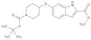 1H-Indole-2-carboxylic acid, 6-[[1-[(1,1-dimethylethoxy)carbonyl]-4-piperidinyl]oxy]-, methyl ester