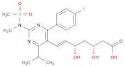 6-Heptenoic acid, 7-[4-(4-fluorophenyl)-6-(1-methylethyl)-2-[methyl(methylsulfonyl)amino]-5-pyrimidinyl]-3,5-dihydroxy-, (3R,5S,6E)-