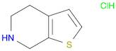 Thieno[2,3-c]pyridine, 4,5,6,7-tetrahydro-, hydrochloride (1:1)