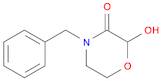 3-Morpholinone, 2-hydroxy-4-(phenylmethyl)-