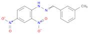 Benzaldehyde, 3-methyl-, 2-(2,4-dinitrophenyl)hydrazone