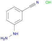 Benzonitrile, 3-hydrazinyl-, hydrochloride (1:1)
