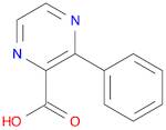 2-Pyrazinecarboxylic acid, 3-phenyl-