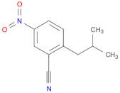 Benzonitrile, 2-(2-methylpropyl)-5-nitro-