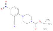 1-Piperazinecarboxylic acid, 4-(2-cyano-4-nitrophenyl)-, 1,1-dimethylethyl ester