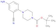 1-Piperazinecarboxylic acid, 4-(4-amino-2-cyanophenyl)-, 1,1-dimethylethyl ester