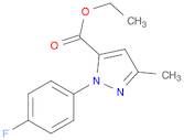1H-Pyrazole-5-carboxylic acid, 1-(4-fluorophenyl)-3-methyl-, ethyl ester