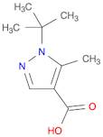 1H-Pyrazole-4-carboxylic acid, 1-(1,1-dimethylethyl)-5-methyl-