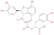 3-Benzofurancarboxylic acid, 4-[(1E)-3-[(1R)-1-carboxy-2-(3,4-dihydroxyphenyl)ethoxy]-3-oxo-1-propen-1-yl]-2-(3,4-dihydroxyphenyl)-2,3-dihydro-7-hydroxy-, (2S,3S)-