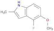 1H-Indole, 4-fluoro-5-methoxy-2-methyl-