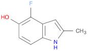 1H-Indol-5-ol, 4-fluoro-2-methyl-