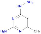2-Pyrimidinamine, 4-hydrazinyl-6-methyl-