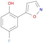 Phenol, 4-fluoro-2-(5-isoxazolyl)-