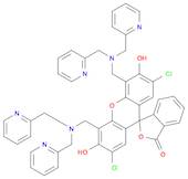 Spiro[isobenzofuran-1(3H),9'-[9H]xanthen]-3-one, 4',5'-bis[[bis(2-pyridinylmethyl)amino]methyl]-2'…