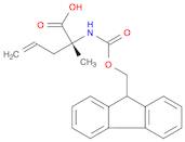 4-Pentenoic acid, 2-[[(9H-fluoren-9-ylmethoxy)carbonyl]amino]-2-methyl-, (2R)-