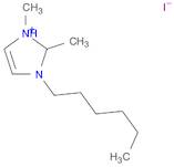 1H-Imidazolium, 3-hexyl-1,2-dimethyl-, iodide (1:1)