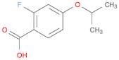 Benzoic acid, 2-fluoro-4-(1-methylethoxy)-