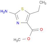 4-Thiazolecarboxylic acid, 2-amino-5-ethyl-, methyl ester