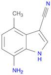 1H-Indole-3-carbonitrile, 7-amino-4-methyl-