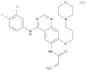 2-Propenamide, N-[4-[(3-chloro-4-fluorophenyl)amino]-7-[3-(4-morpholinyl)propoxy]-6-quinazolinyl]-, hydrochloride (1:2)