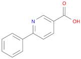 3-Pyridinecarboxylic acid, 6-phenyl-