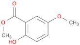 Benzoic acid, 2-hydroxy-5-methoxy-, methyl ester