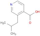 4-Pyridinecarboxylic acid, 3-(2-methylpropyl)-