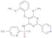 2-Pyridinesulfonamide, N-[6-methoxy-5-(2-methoxyphenoxy)-2-(4-pyridinyl)-4-pyrimidinyl]-5-methyl-