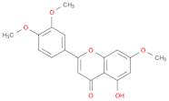 4H-1-Benzopyran-4-one, 2-(3,4-dimethoxyphenyl)-5-hydroxy-7-methoxy-