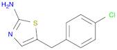 2-Thiazolamine, 5-[(4-chlorophenyl)methyl]-