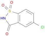 1,2-Benzisothiazol-3(2H)-one, 5-chloro-, 1,1-dioxide