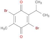 2,5-Cyclohexadiene-1,4-dione, 2,5-dibromo-3-methyl-6-(1-methylethyl)-