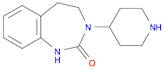 2H-1,3-Benzodiazepin-2-one, 1,3,4,5-tetrahydro-3-(4-piperidinyl)-