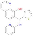 8-Quinolinol, 7-[(2-pyridinylamino)-2-thienylmethyl]-
