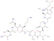 Butanoic acid, glycyl-L-seryl-L-asparaginyl-L-lysylglycyl-L-alanyl-L-isoleucyl-L-isoleucylglycyl-L…