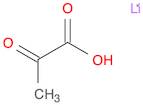 Propanoic acid, 2-oxo-, lithium salt (1:1)