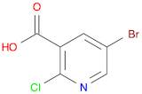 3-Pyridinecarboxylic acid, 5-bromo-2-chloro-