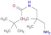 Carbamic acid, N-(3-amino-2,2-dimethylpropyl)-, 1,1-dimethylethyl ester