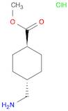 Cyclohexanecarboxylic acid, 4-(aminomethyl)-, methyl ester, hydrochloride (1:1), trans-