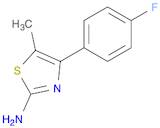 2-Thiazolamine, 4-(4-fluorophenyl)-5-methyl-