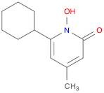 2(1H)-Pyridinone, 6-cyclohexyl-1-hydroxy-4-methyl-