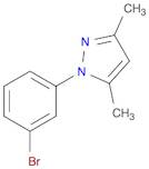 1H-Pyrazole, 1-(3-bromophenyl)-3,5-dimethyl-