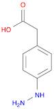 Benzeneacetic acid, 4-hydrazinyl-