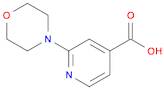 4-Pyridinecarboxylic acid, 2-(4-morpholinyl)-