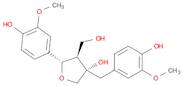 3-Furanmethanol, tetrahydro-4-hydroxy-2-(4-hydroxy-3-methoxyphenyl)-4-[(4-hydroxy-3-methoxyphenyl)methyl]-, (2S,3R,4S)-